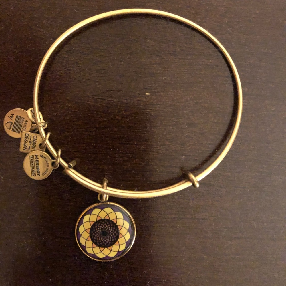 Sunflower Alex and Ani Bracet
